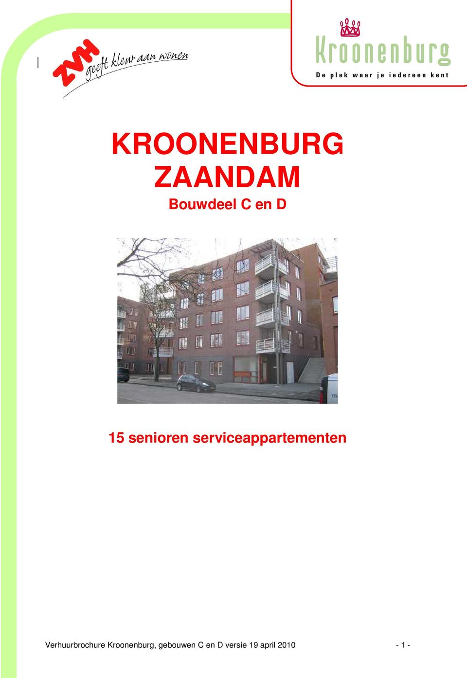 Verhuurbrochure Kroonenburg,