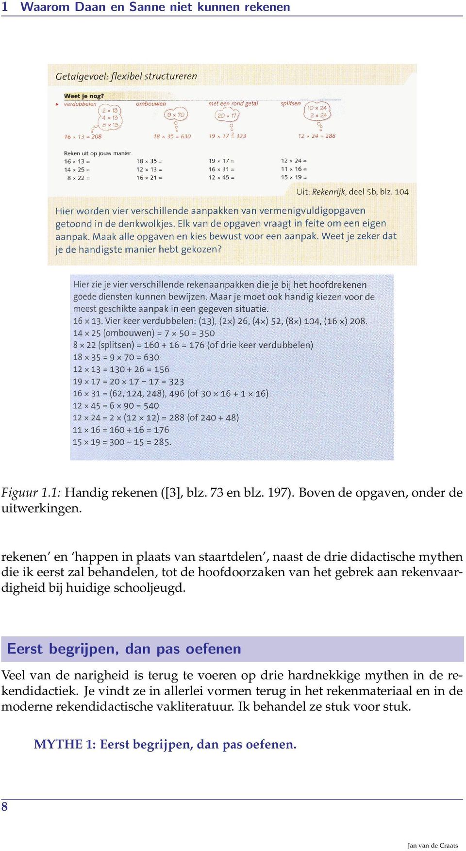 rekenvaardigheid bij huidige schooljeugd.