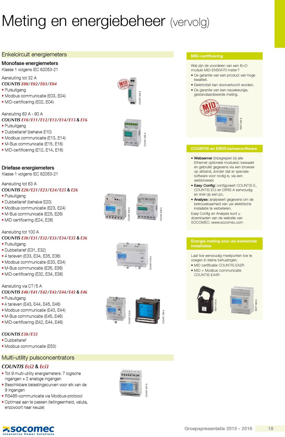 Elektriciteit kan doorverkocht worden. De garantie van een nauwkeurige, gestandaardiseerde meting.