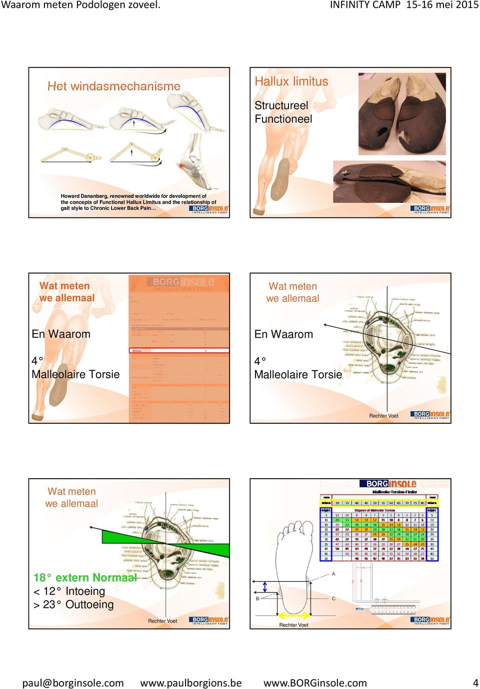 Chronic Lower Back Pain 4 Malleolaire Torsie 4 Malleolaire Torsie Rechter Voet 18 extern Normaal < 12