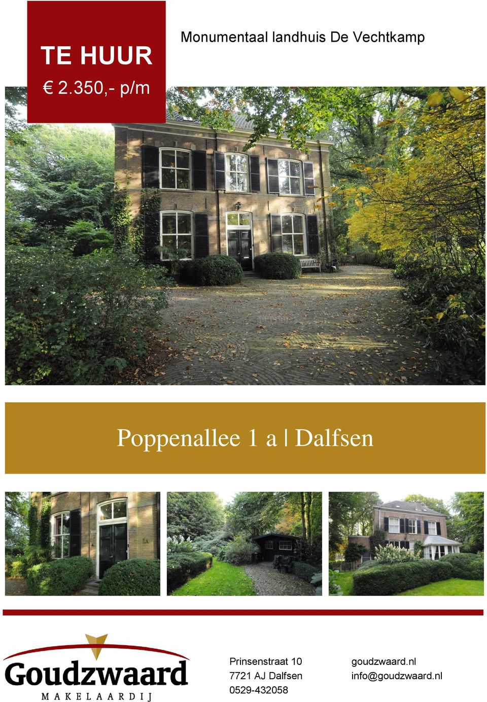 350,- p/m Poppenallee 1 a Dalfsen