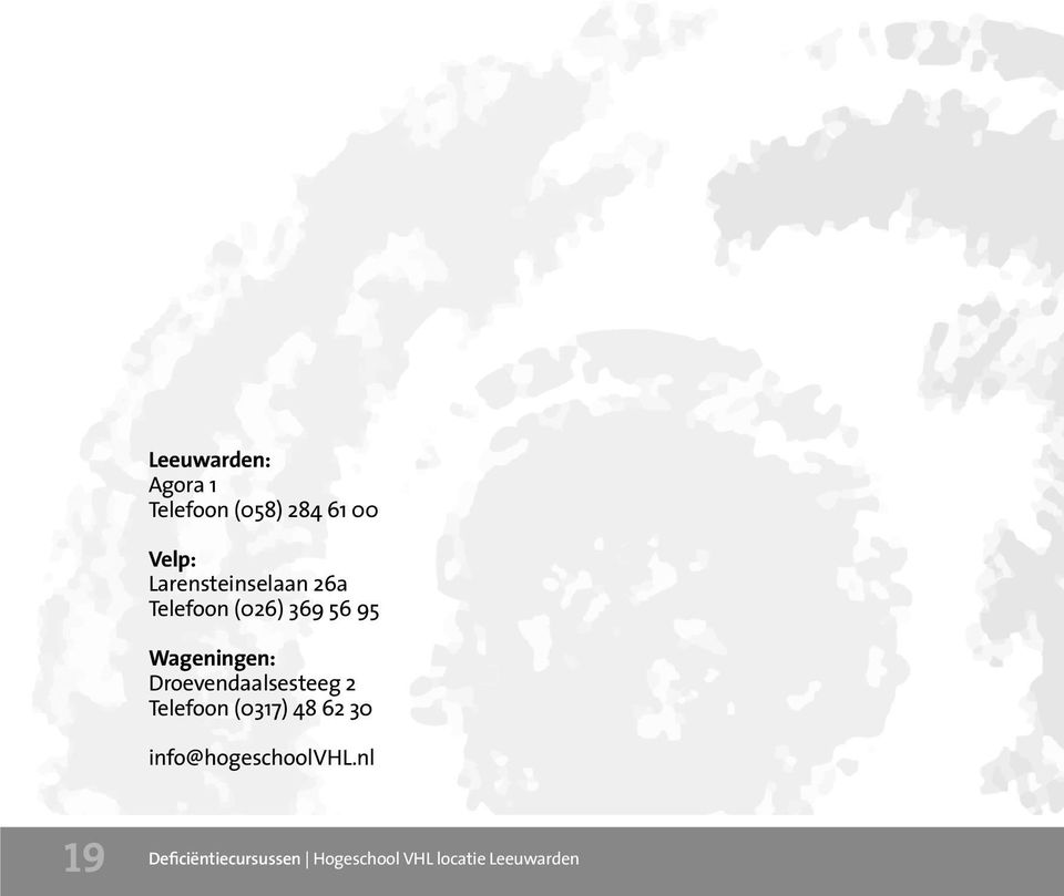 nl Deficiëntiecursussen Hogeschool VHL locatie Leeuwarden 19 Deficiëntiecursussen