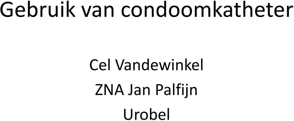 Cel Vandewinkel