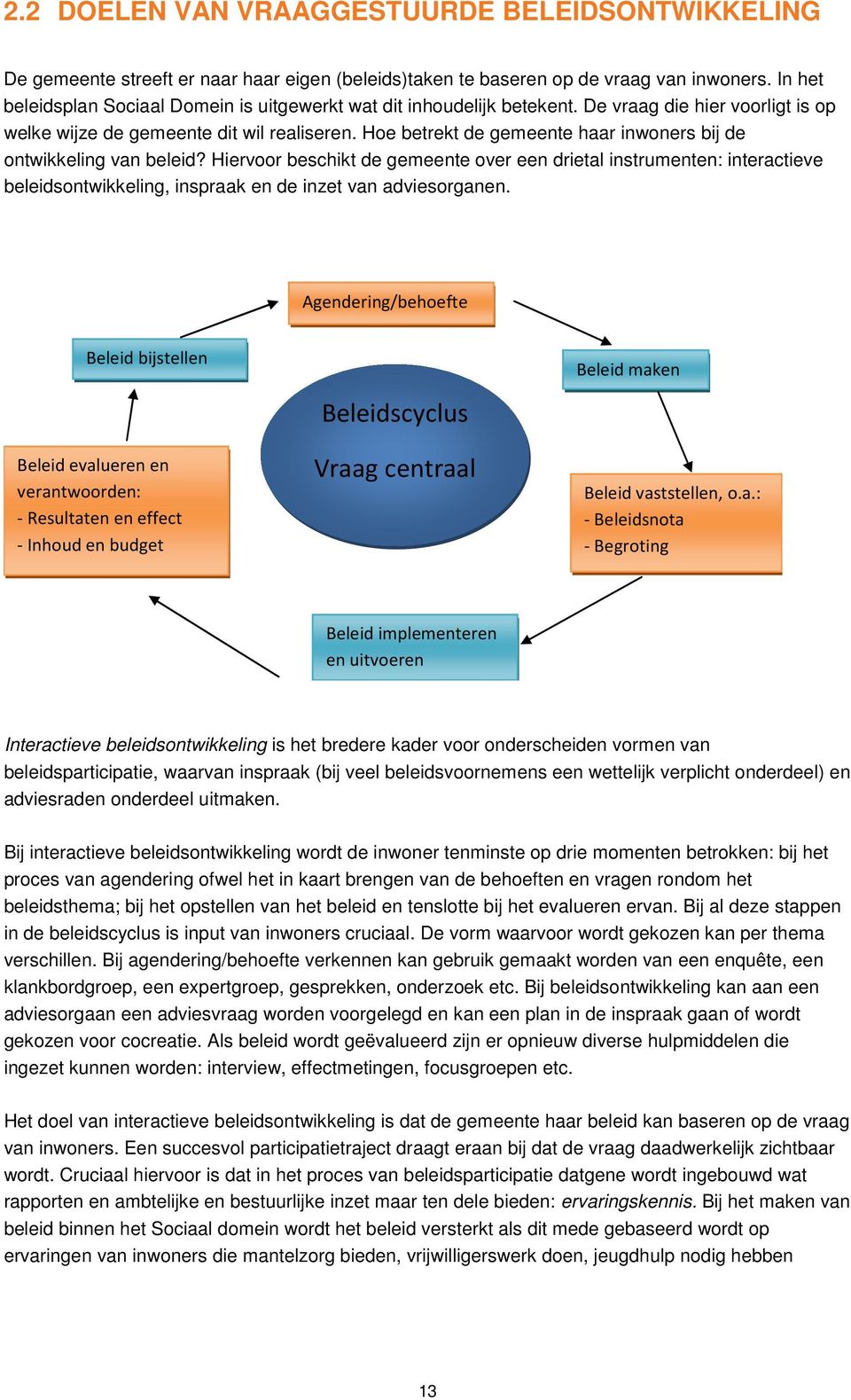 Hoe betrekt de gemeente haar inwoners bij de ontwikkeling van beleid?