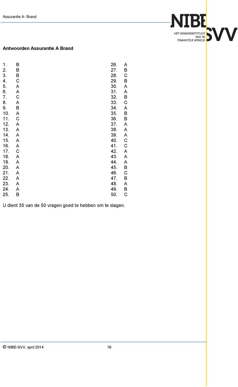 A 31. A 32. B 33. C 34. A 35. B 36. B 37. A 38. A 39. A 40. C 41. C 42. A 43. A 44. A 45. B 46. C 47.