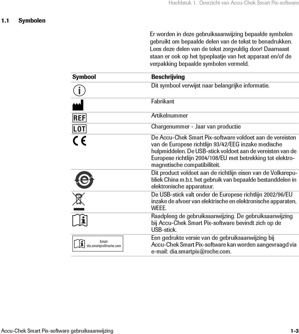 com Beschrijving Dit symbool verwijst naar belangrijke informatie.