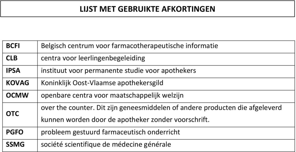 openbare centra voor maatschappelijk welzijn over the counter.