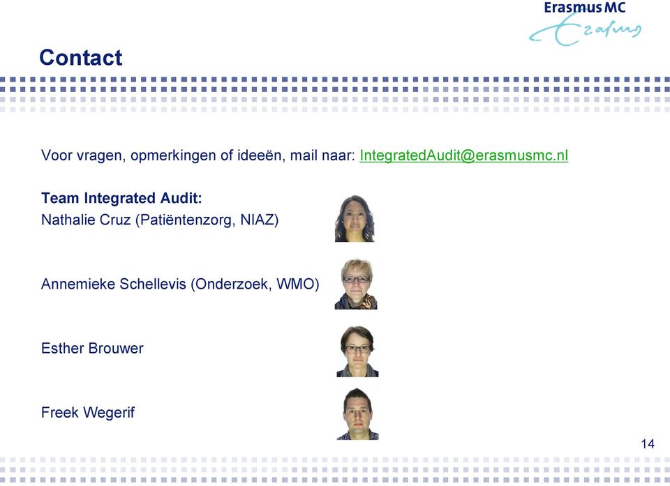 nl Team Integrated Audit: Nathalie Cruz