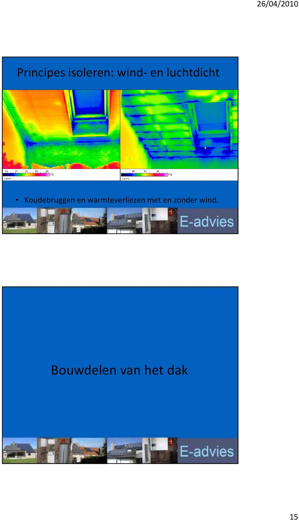 Koudebruggen en warmteverliezen