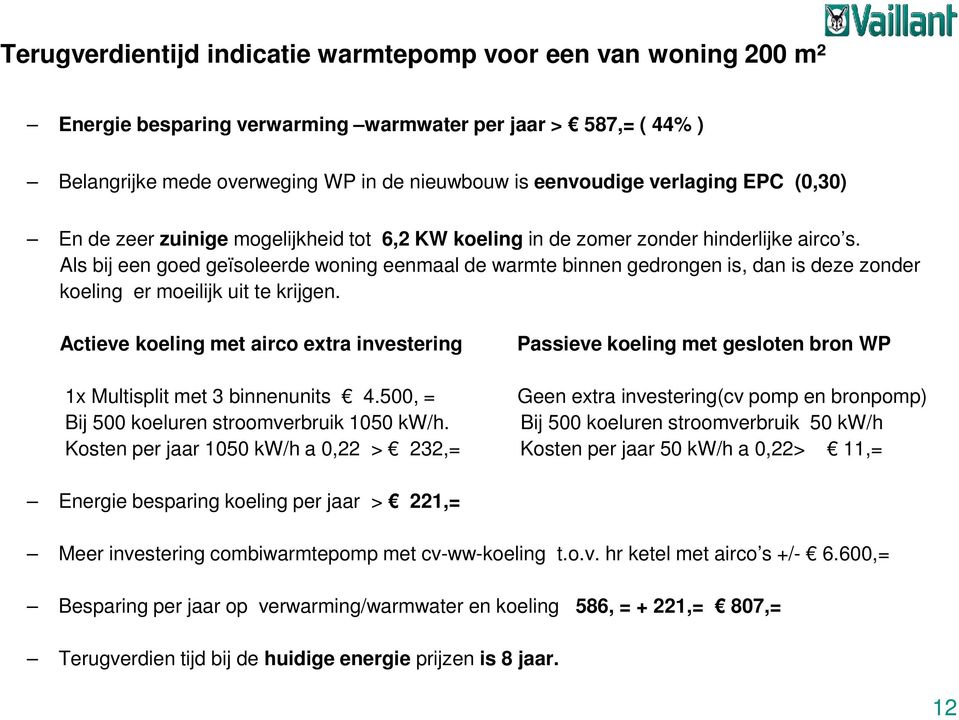 Als bij een goed geïsoleerde woning eenmaal de warmte binnen gedrongen is, dan is deze zonder koeling er moeilijk uit te krijgen.