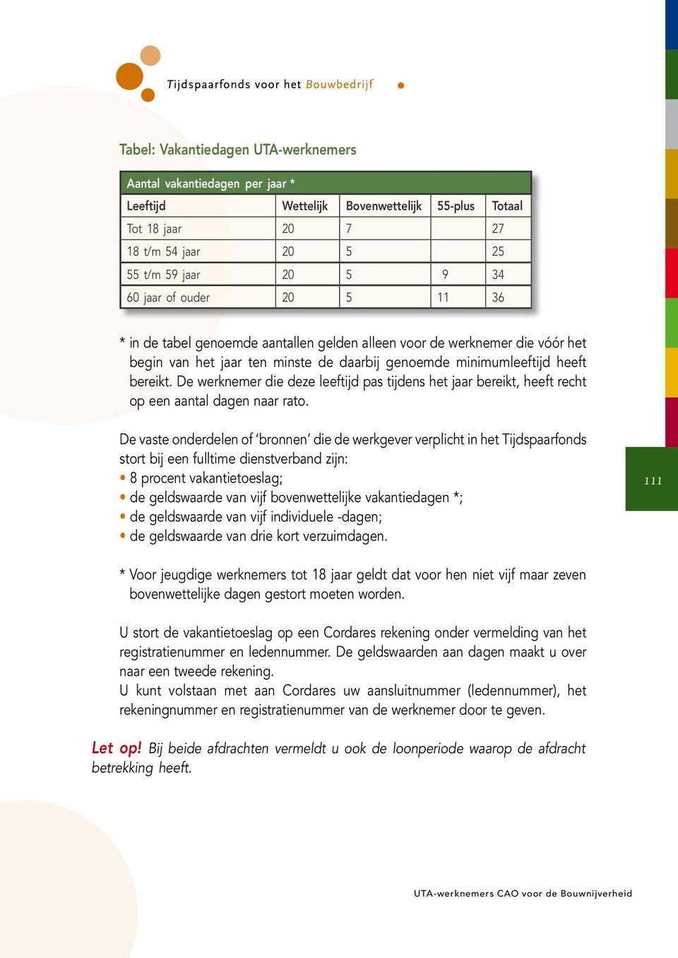 De werknemer die deze leeftijd pas tijdens het jaar bereikt, heeft recht op een aantal dagen naar rato.