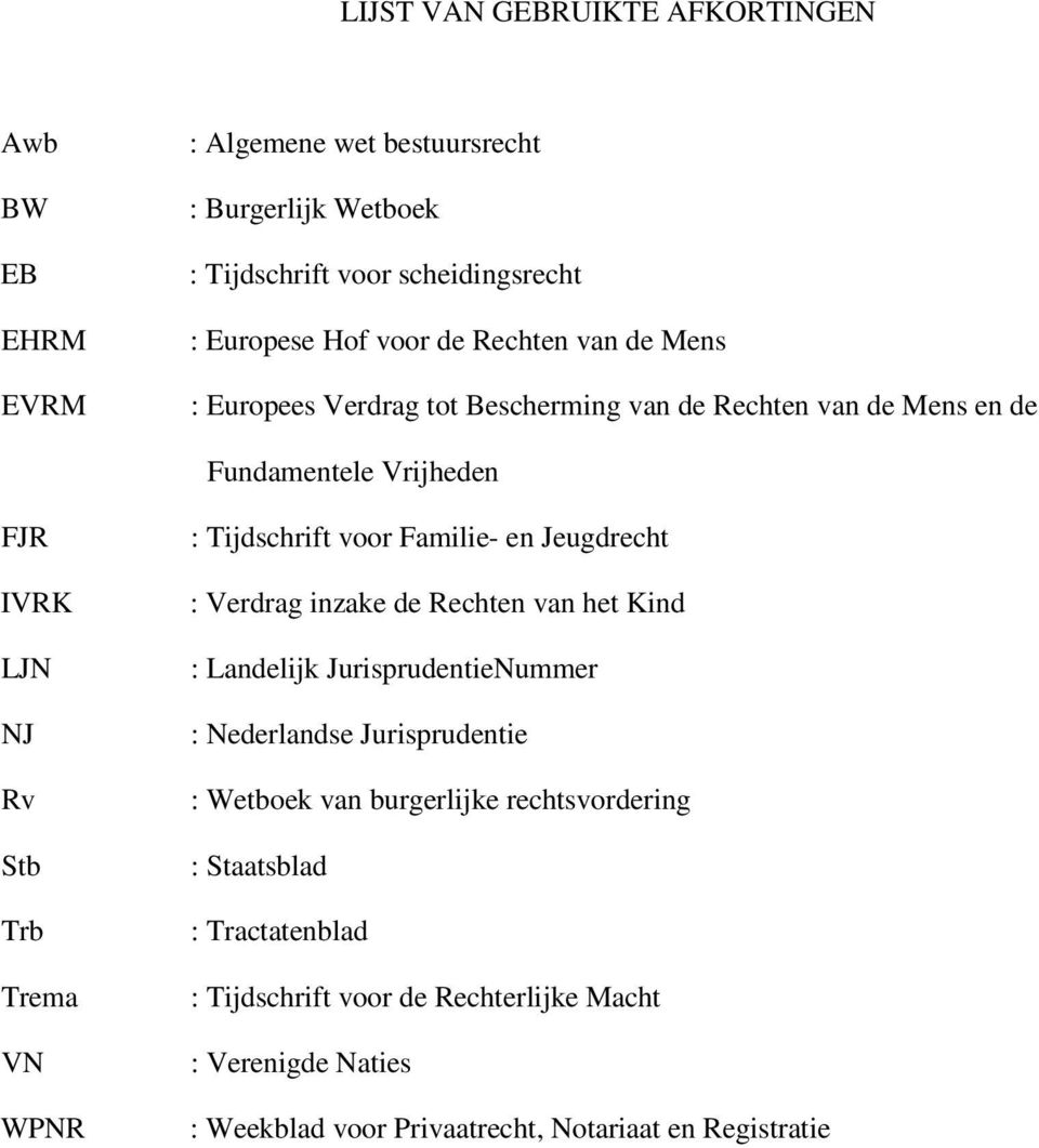 Tijdschrift voor Familie- en Jeugdrecht : Verdrag inzake de Rechten van het Kind : Landelijk JurisprudentieNummer : Nederlandse Jurisprudentie : Wetboek van