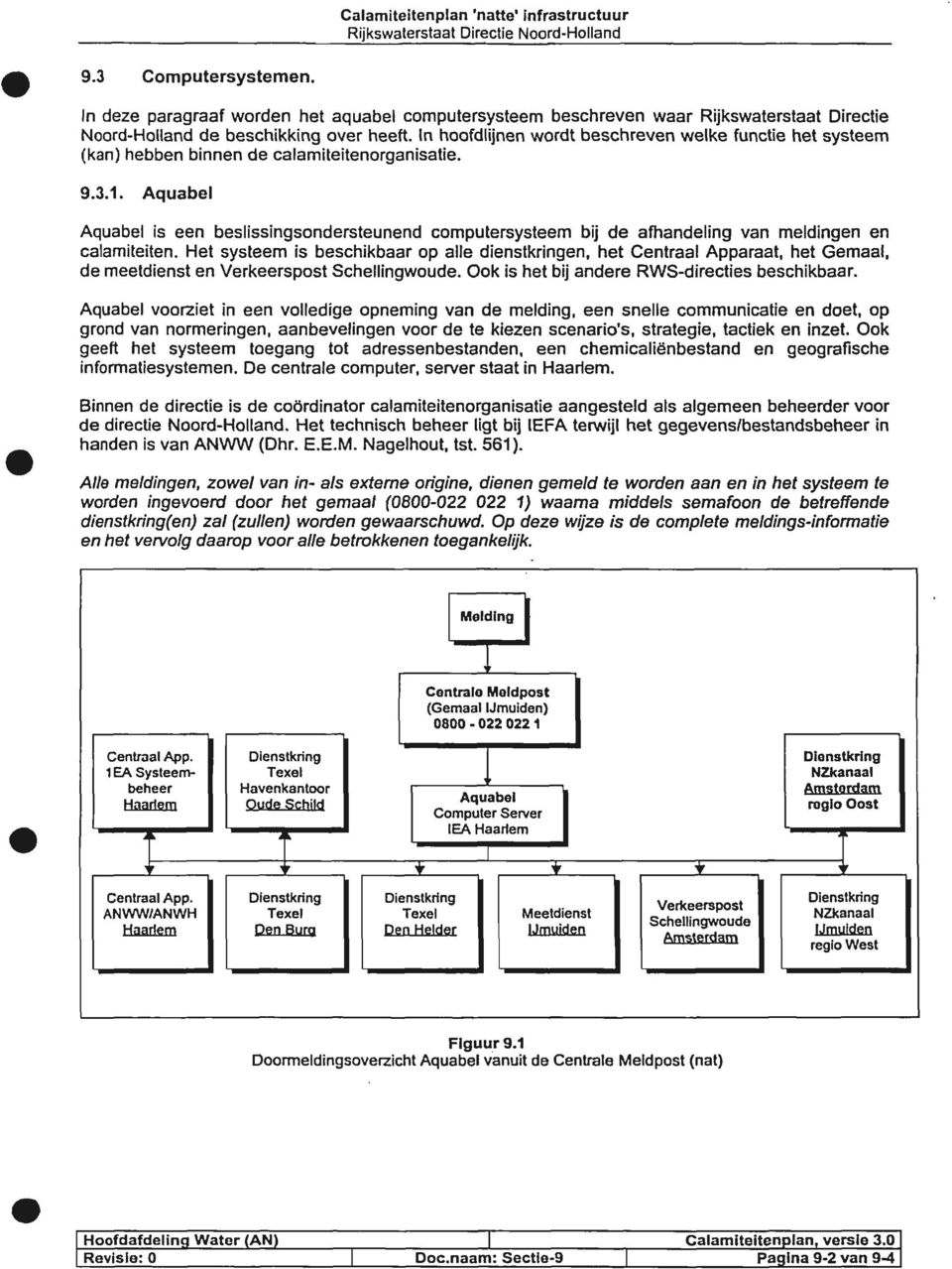 Aquabel Aquabel is een beslissingsondersteunend computersysteem bij de afhandeling van meldingen en calamiteiten.