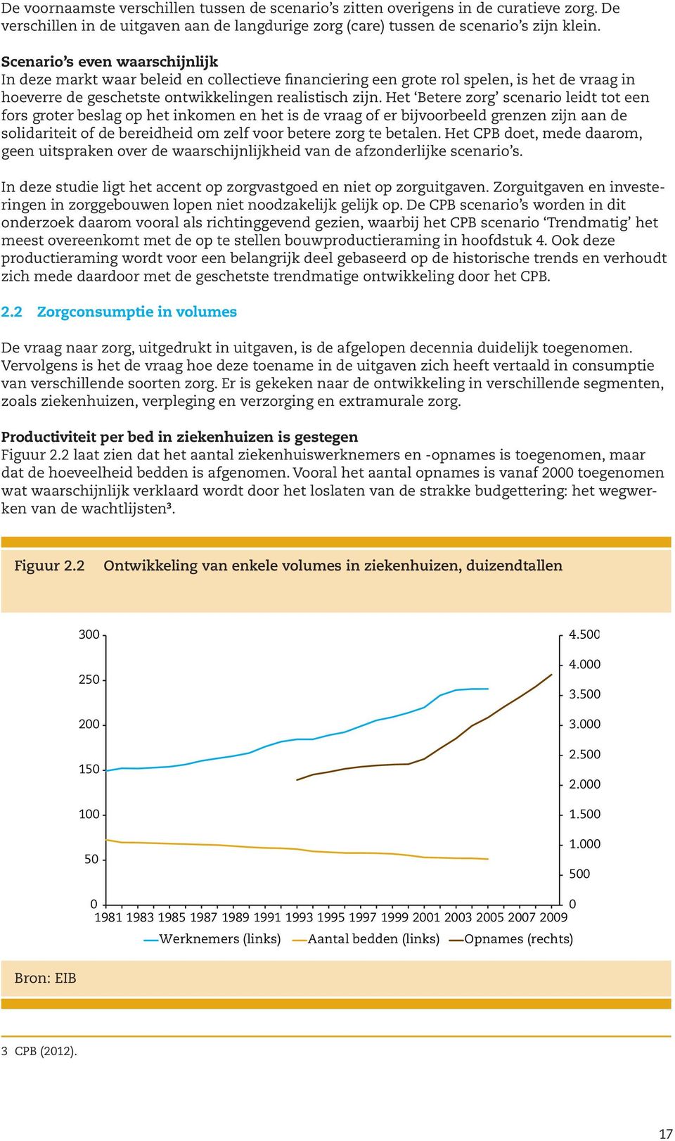 Het Betere zorg scenario leidt tot een fors groter beslag op het inkomen en het is de vraag of er bijvoorbeeld grenzen zijn aan de solidariteit of de bereidheid om zelf voor betere zorg te betalen.