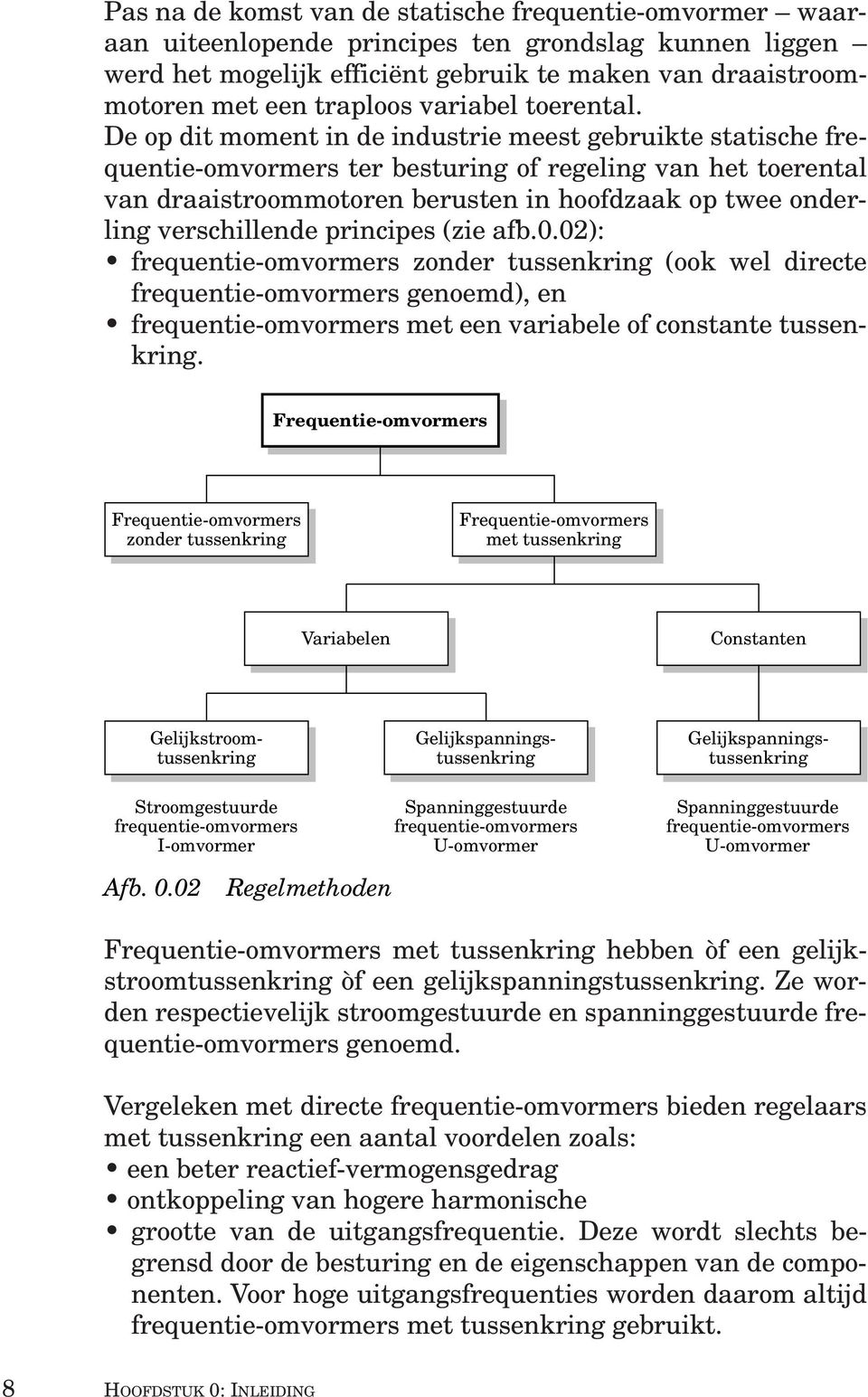 De op dit moment in de industrie meest gebruikte statische frequentie-omvormers ter besturing of regeling van het toerental van draaistroommotoren berusten in hoofdzaak op twee onderling