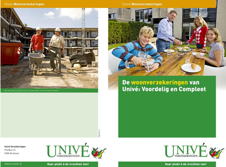 De woonverzekeringen van Univé: Voordelig en Compleet