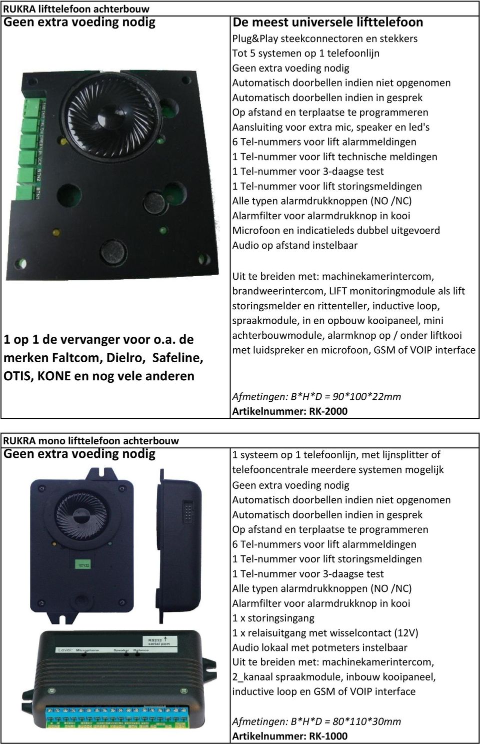 voeding nodig 1 op 1 de vervan