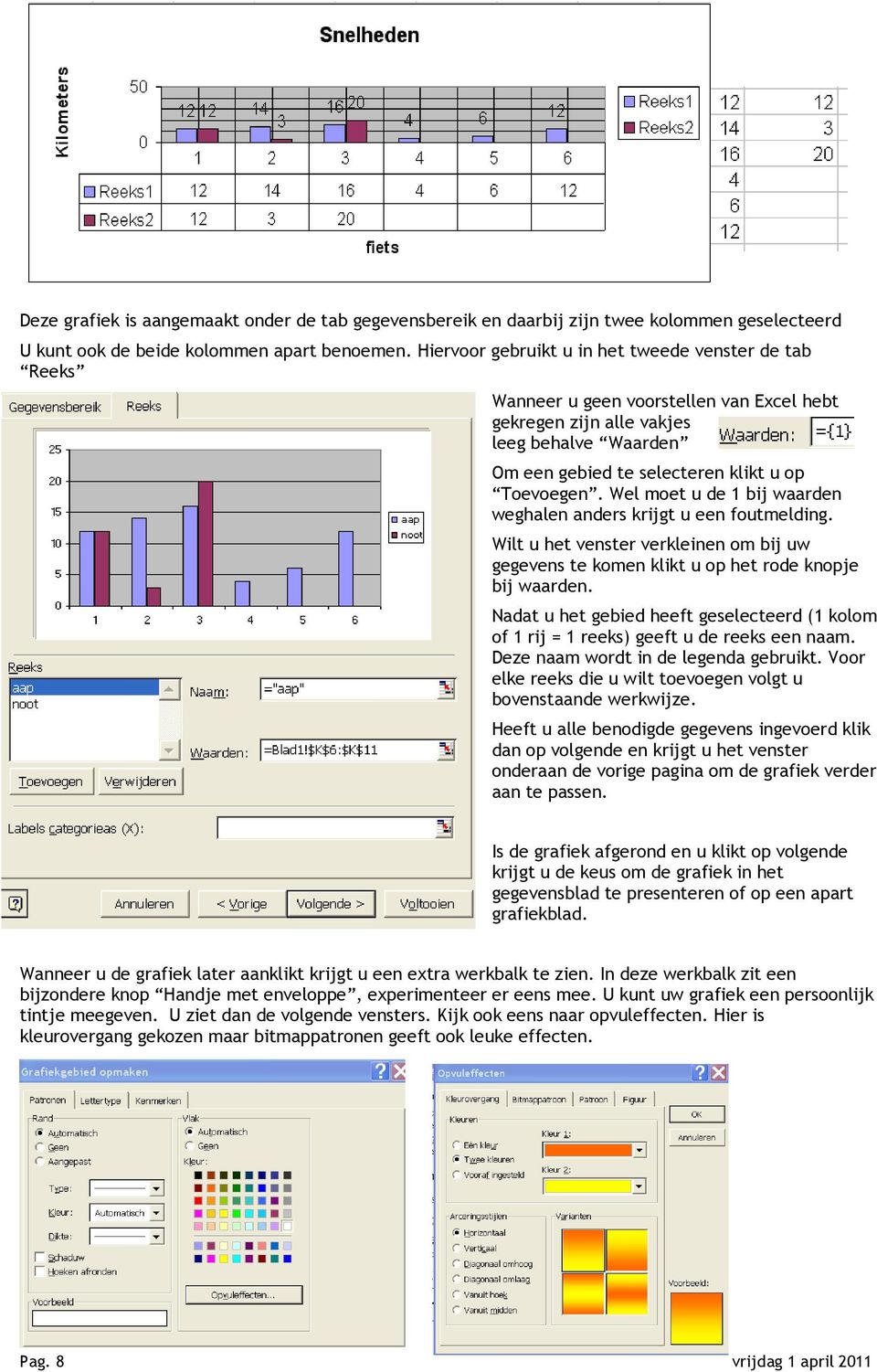 Wel moet u de 1 bij waarden weghalen anders krijgt u een foutmelding. Wilt u het venster verkleinen om bij uw gegevens te komen klikt u op het rode knopje bij waarden.