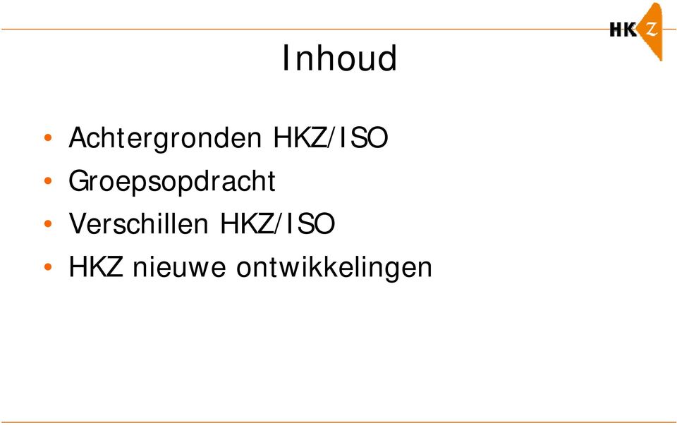 Verschillen HKZ/ISO