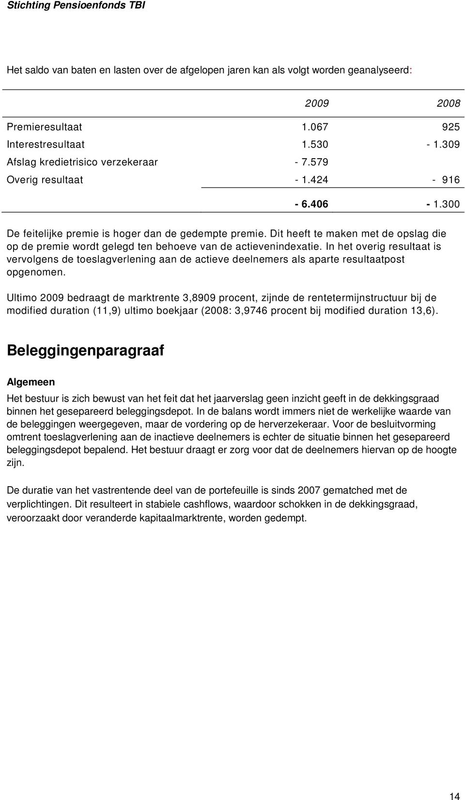 Dit heeft te maken met de opslag die op de premie wordt gelegd ten behoeve van de actievenindexatie.