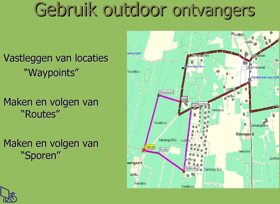 Waypoints Maken en volgen