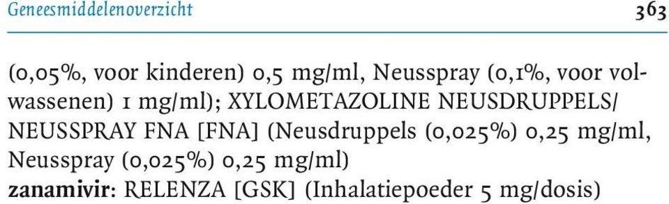 NEUSDRUPPELS/ NEUSSPRAY FNA [FNA] (Neusdruppels (0,025%) 0,25 mg/ml,