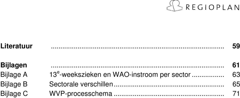 WAO-instroom per sector.