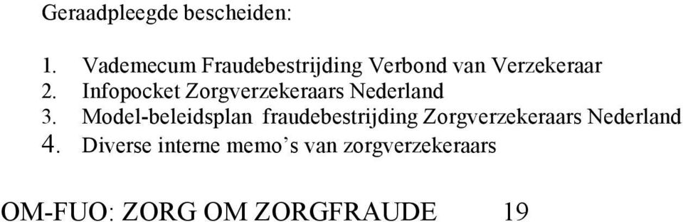 Infopocket Zorgverzekeraars Nederland 3.