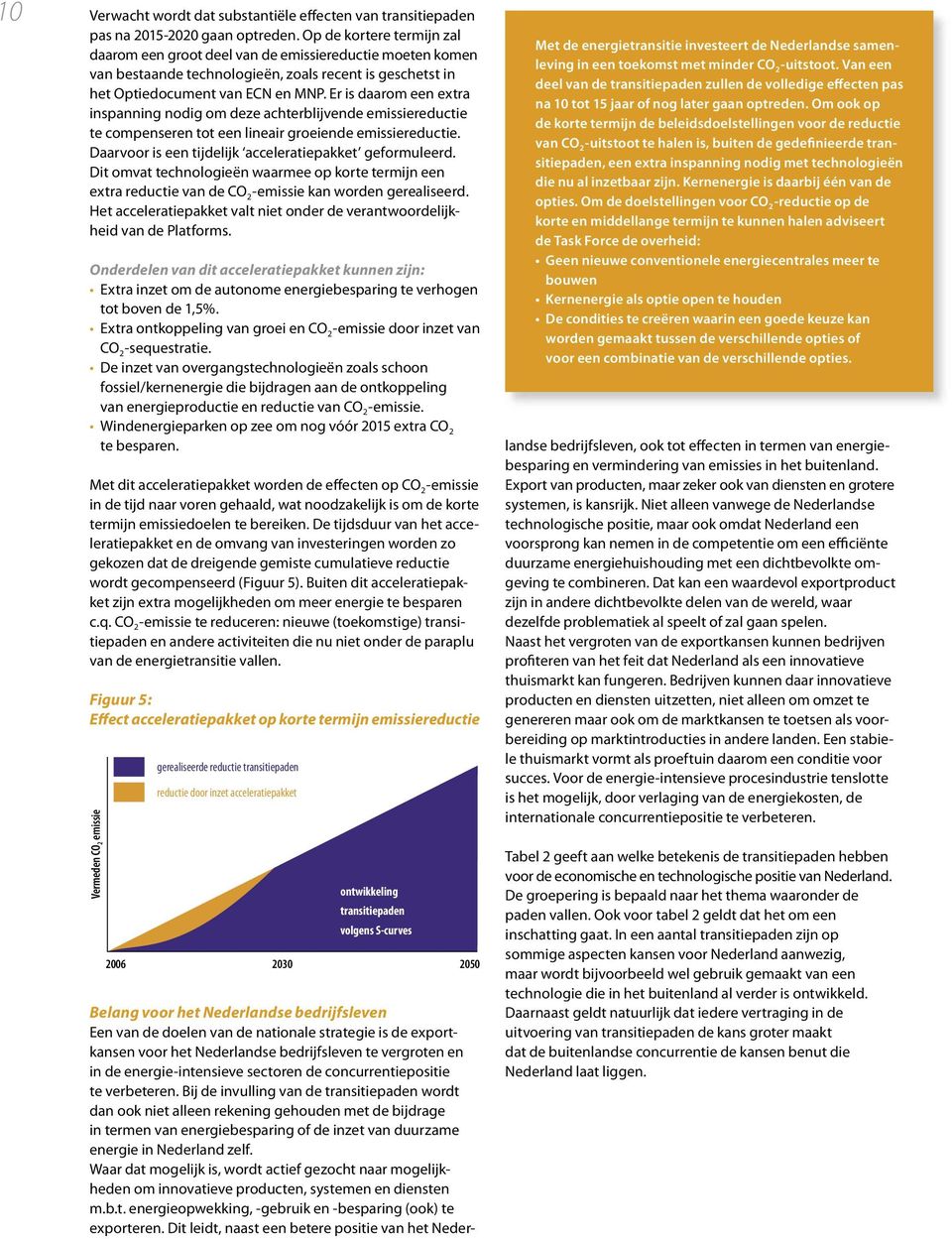 Er is daarom een extra inspanning nodig om deze achterblijvende emissiereductie te compenseren tot een lineair groeiende emissiereductie. Daarvoor is een tijdelijk acceleratiepakket geformuleerd.