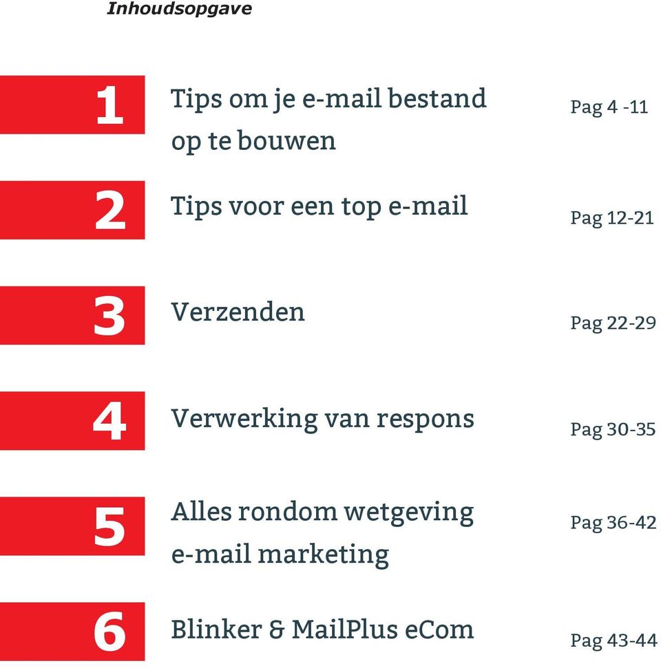 respons Alles rondom wetgeving e-mail marketing Blinker &