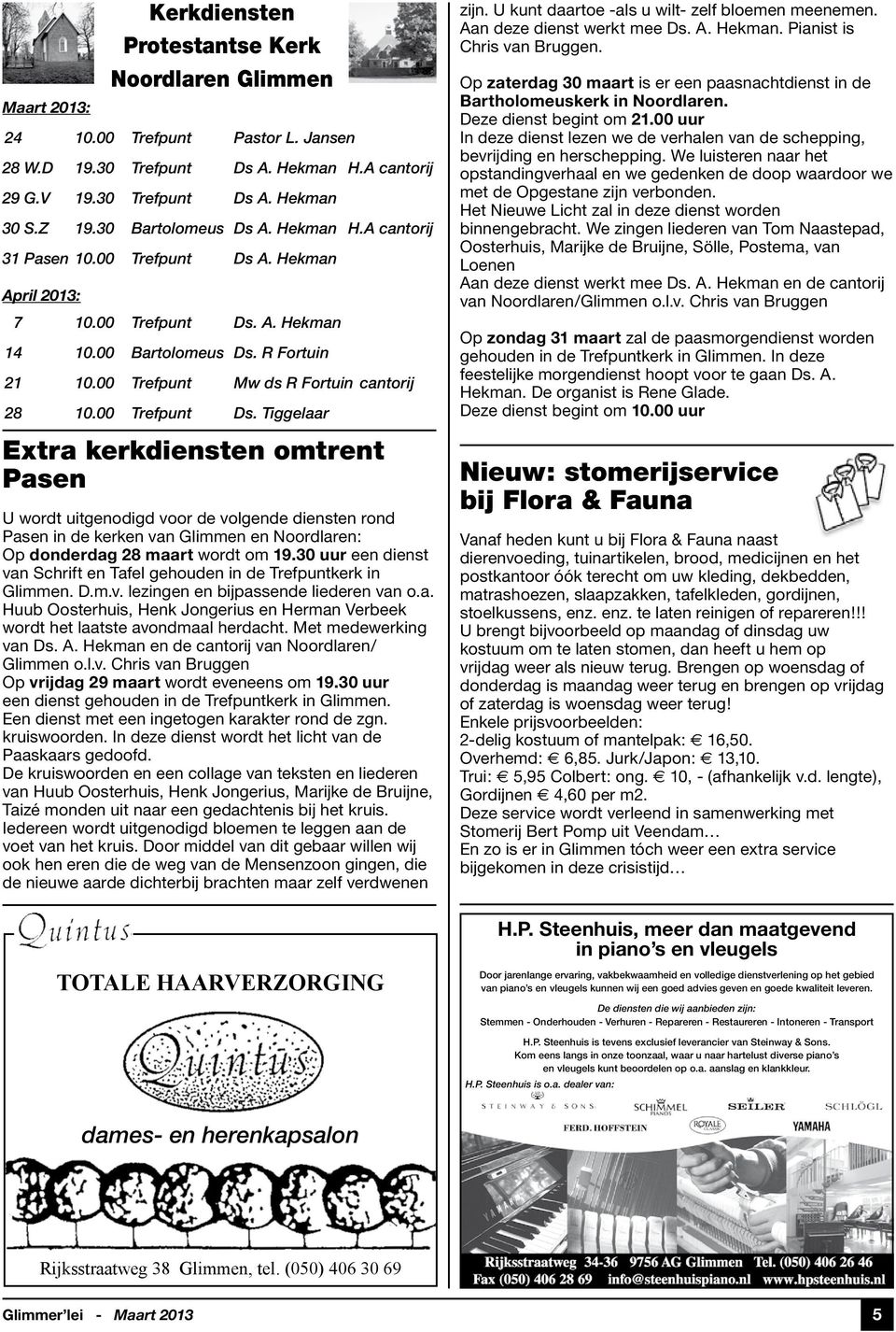 00 Trefpunt Mw ds R Fortuin cantorij 28 10.00 Trefpunt Ds.