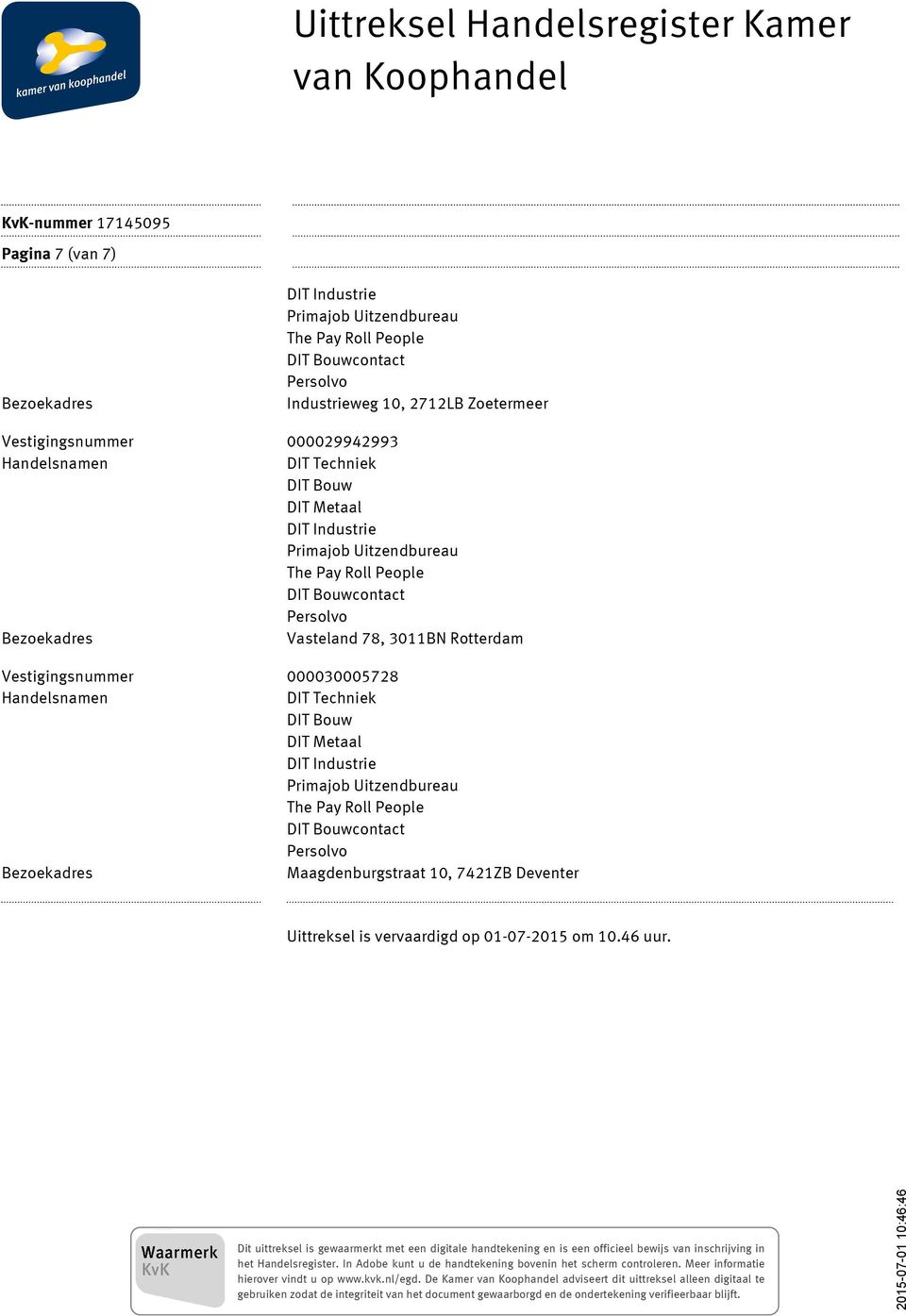 contact Maagdenburgstraat 10, 7421ZB Deventer Uittreksel is vervaardigd op 01-07-2015