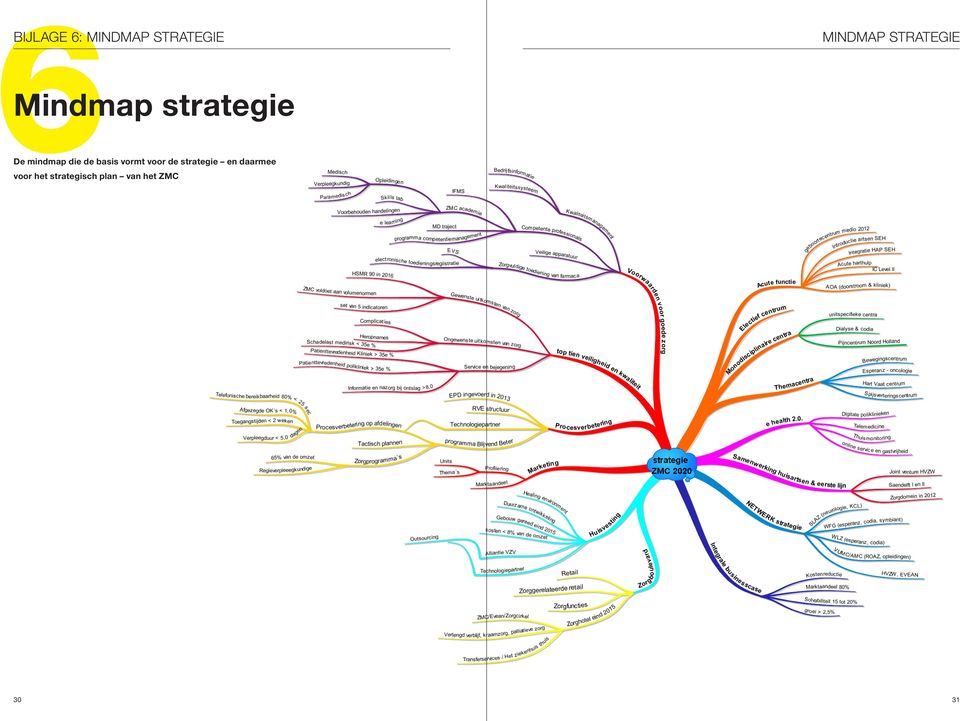 de basis vormt voor de strategie en