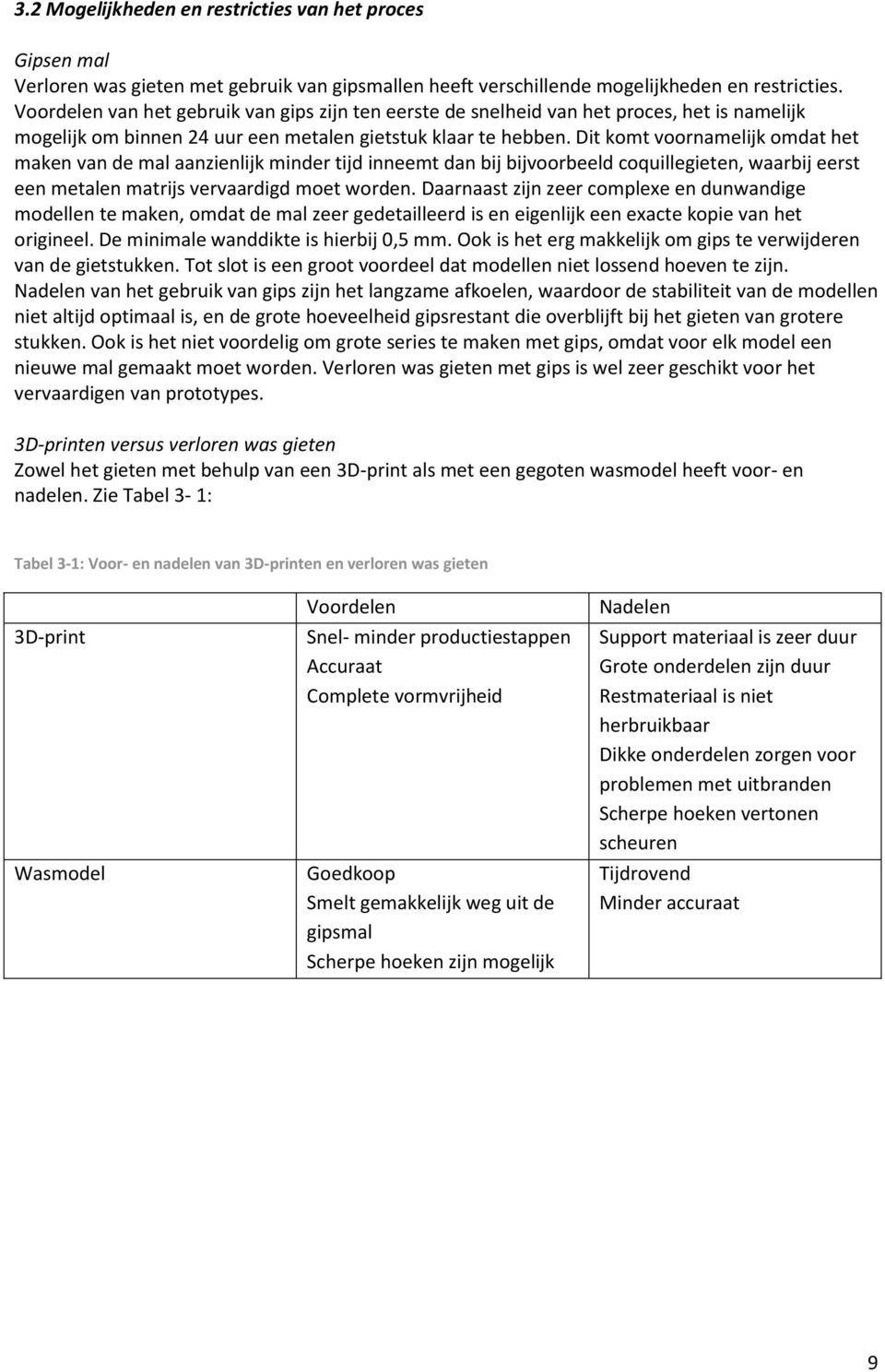 Dit komt voornamelijk omdat het maken van de mal aanzienlijk minder tijd inneemt dan bij bijvoorbeeld coquillegieten, waarbij eerst een metalen matrijs vervaardigd moet worden.