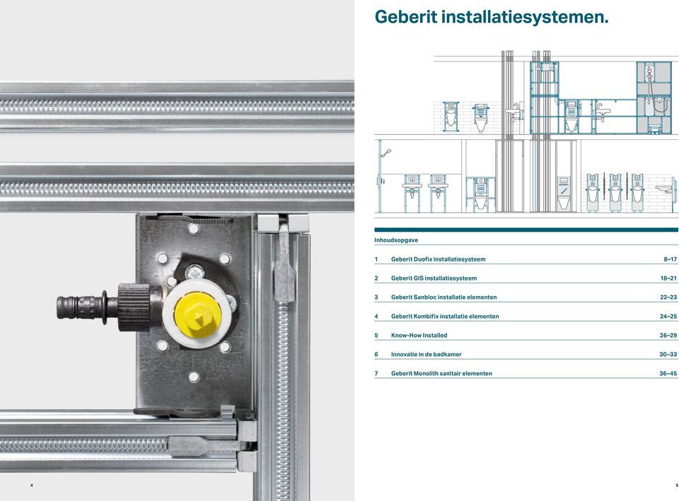 installatiesysteem 18 21 3 Geberit Sanbloc installatie elementen 22 23 4 Geberit