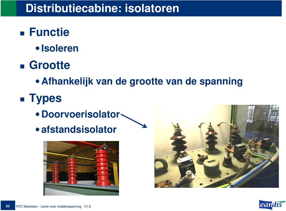 spanning Types Doorvoerisolator