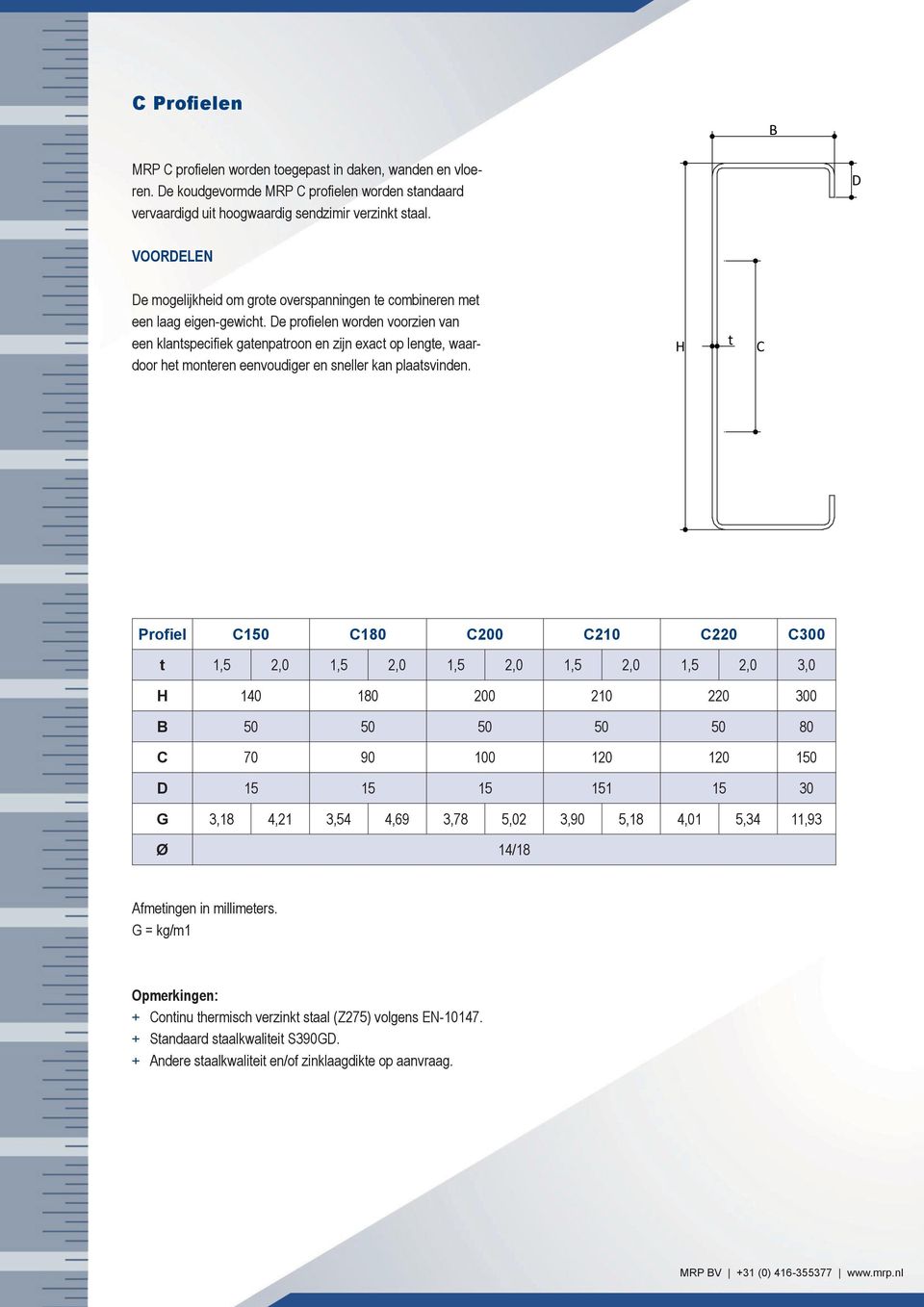 De profielen worden voorzien van een klantspecifiek gatenpatroon en zijn exact op lengte, waardoor het monteren eenvoudiger en sneller kan plaatsvinden.