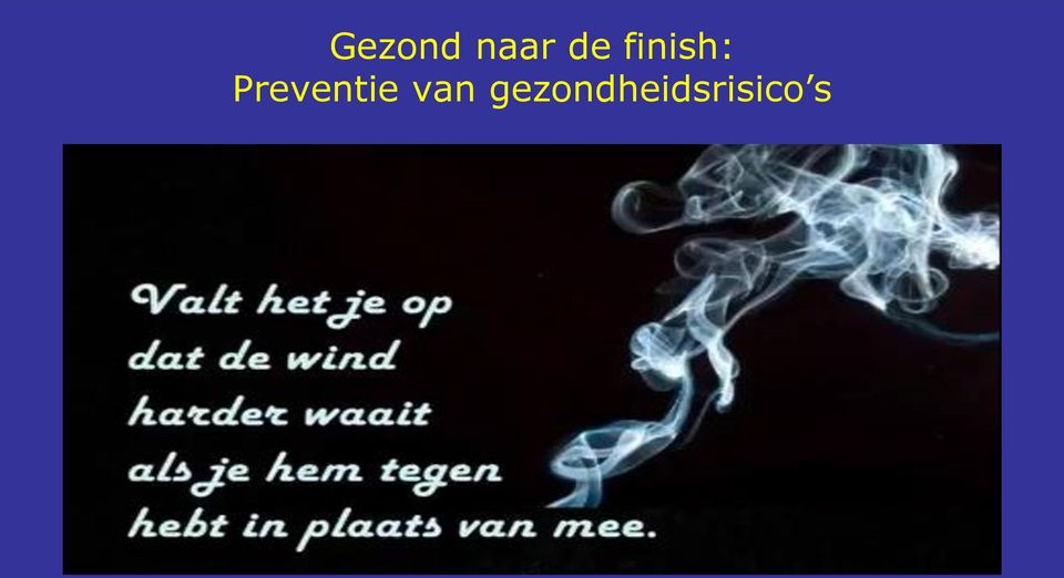 Preventie van