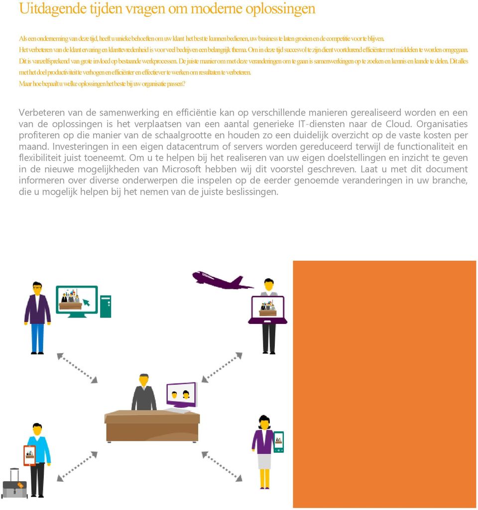 Om in deze tijd succesvol te zijn dient voortdurend efficiënter met middelen te worden omgegaan. Dit is vanzelfsprekend van grote invloed op bestaande werkprocessen.