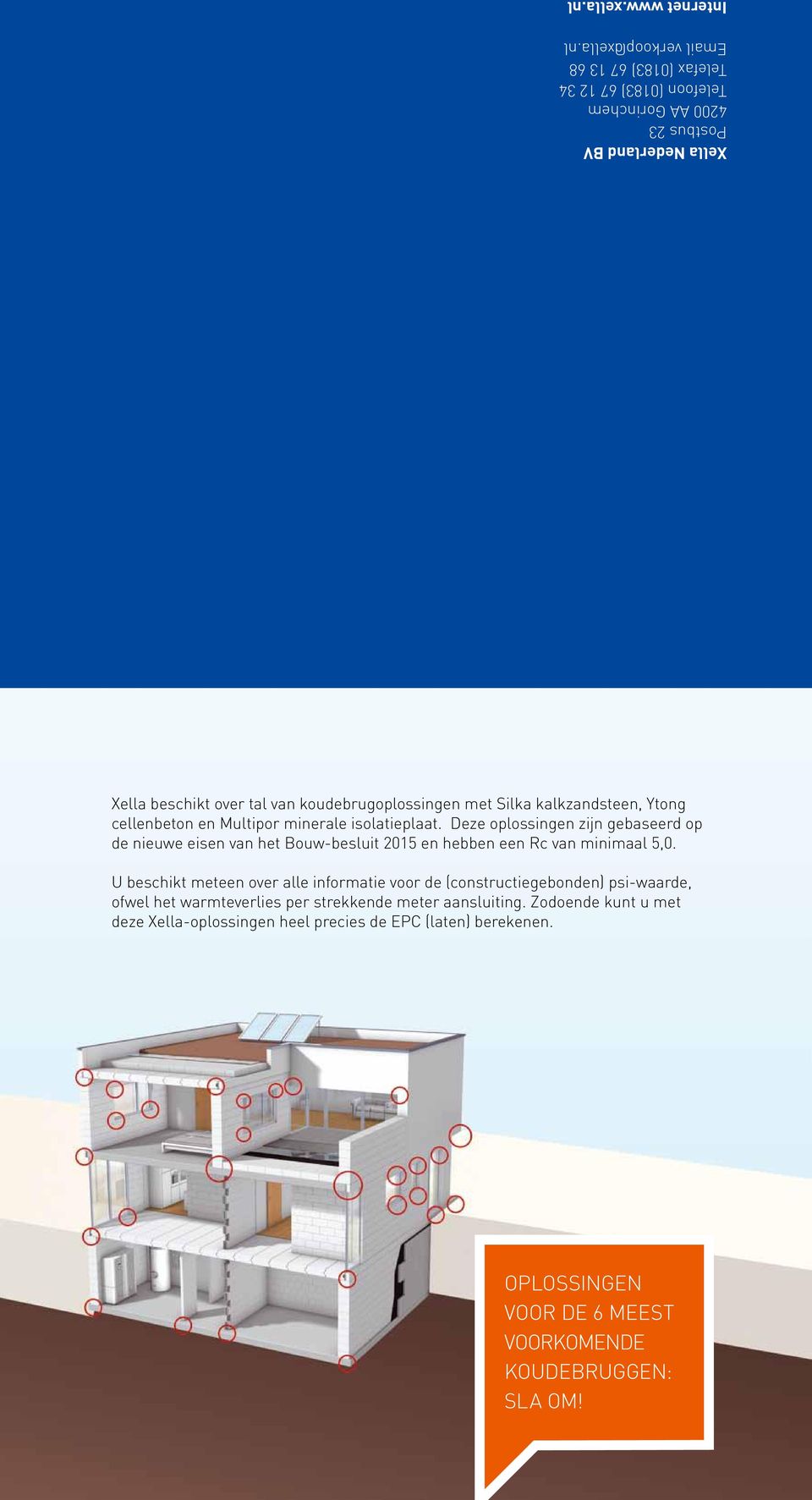 Deze oplossingen zijn gebaseerd op de nieuwe eisen van het Bouw-besluit 2015 en hebben een van minimaal 5,0.