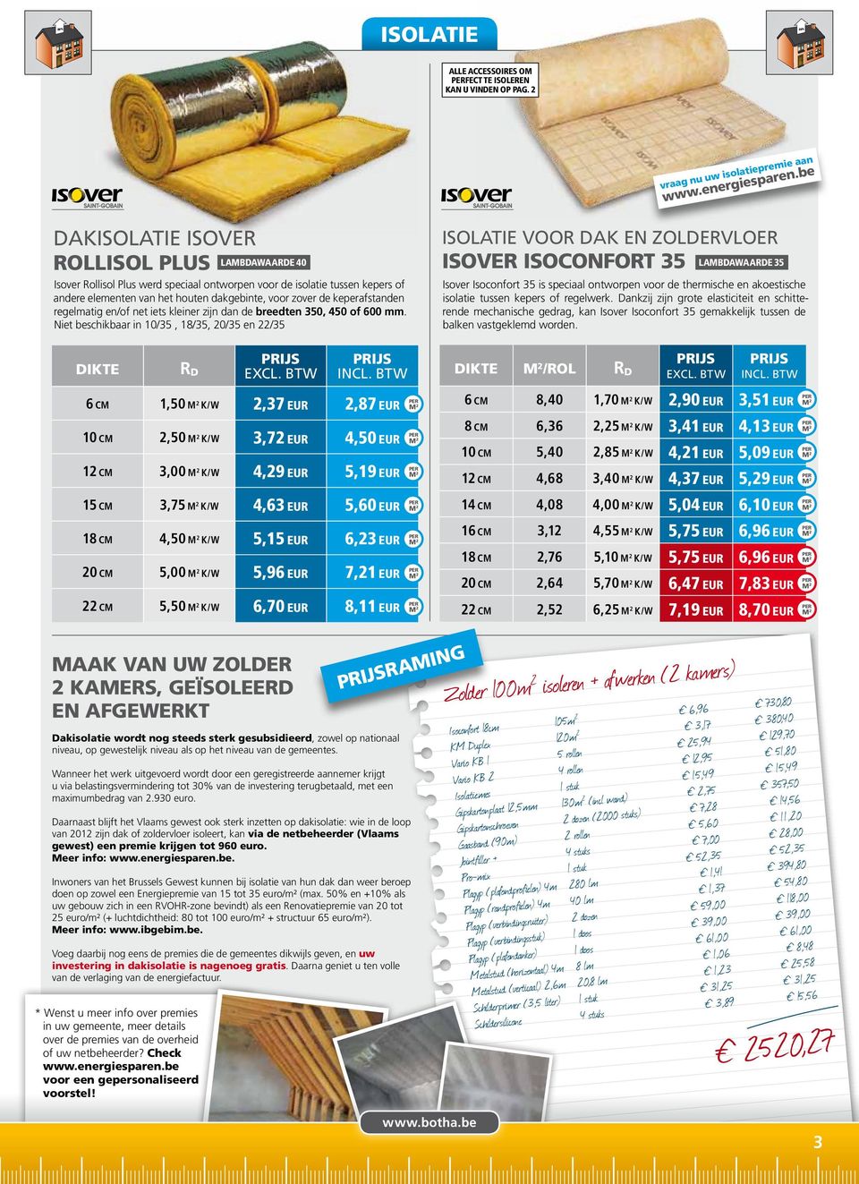 of andere elementen van het houten dakgebinte, voor zover de keperafstanden regelmatig en/of net iets kleiner zijn dan de breedten 350, 450 of 600 mm.