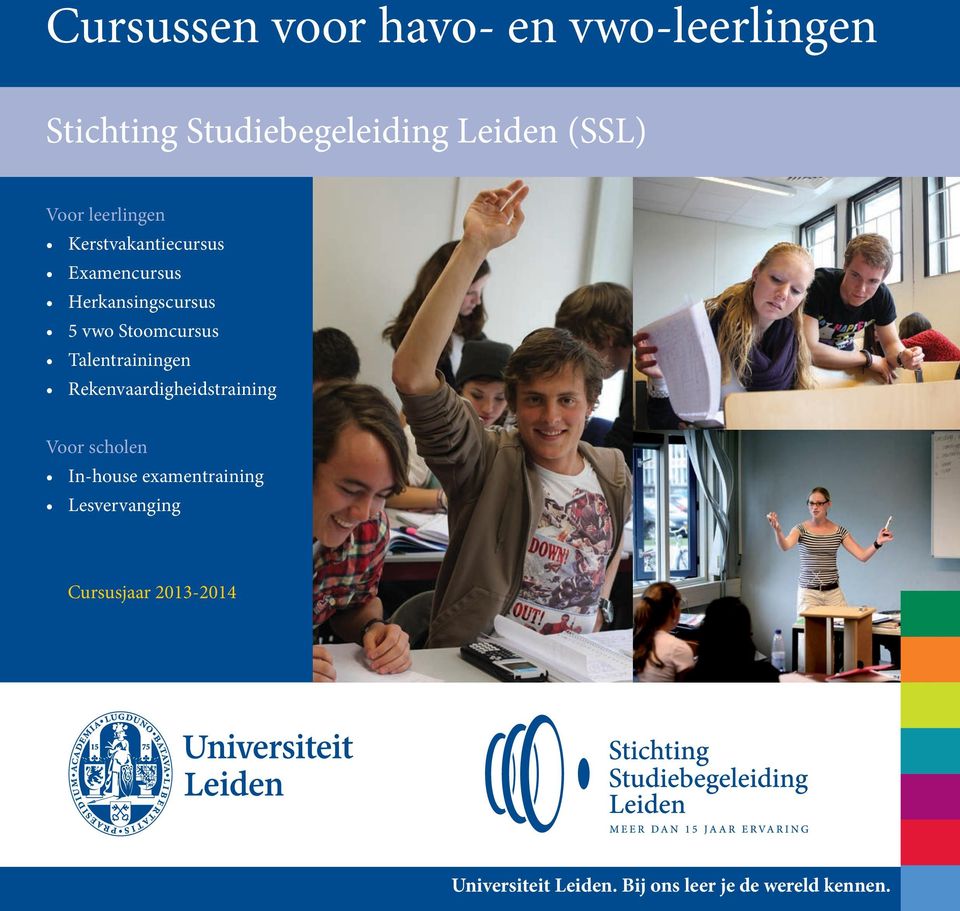 Stoomcursus Talentrainingen Rekenvaardigheidstraining Voor scholen In-house