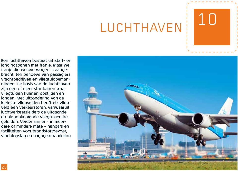 De basis van de luchthaven zijn een of meer startbanen waar vliegtuigen kunnen opstijgen en landen.