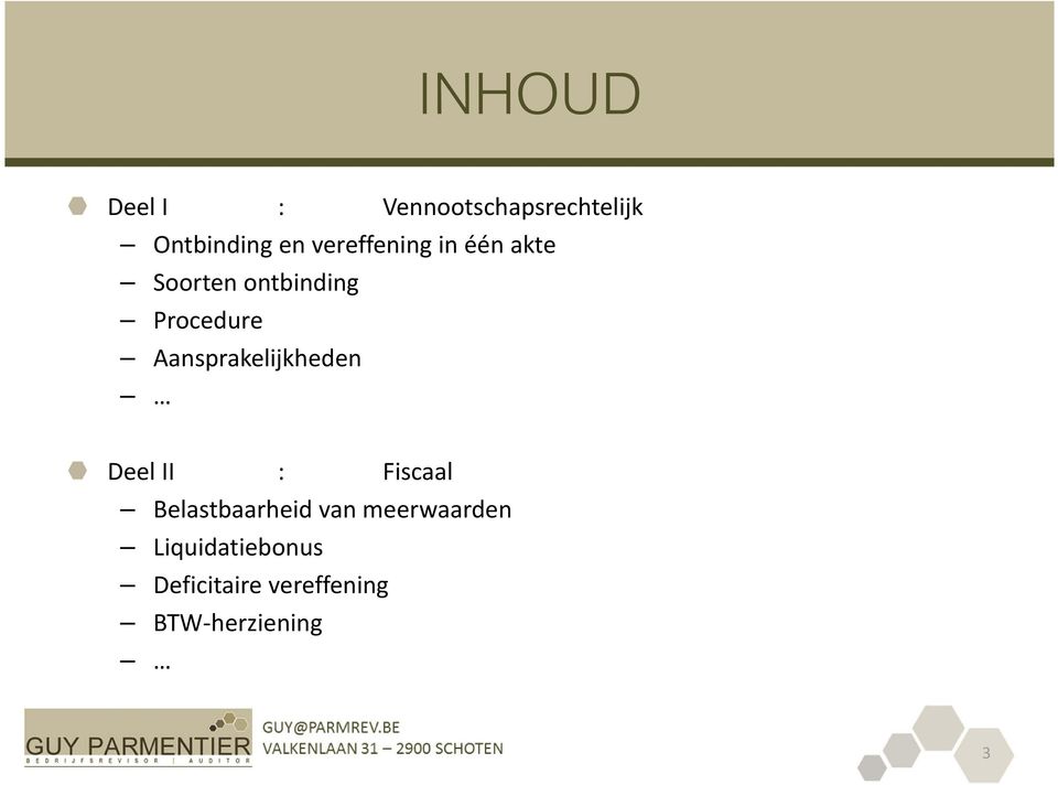 Aansprakelijkheden Deel II : Fiscaal Belastbaarheid van