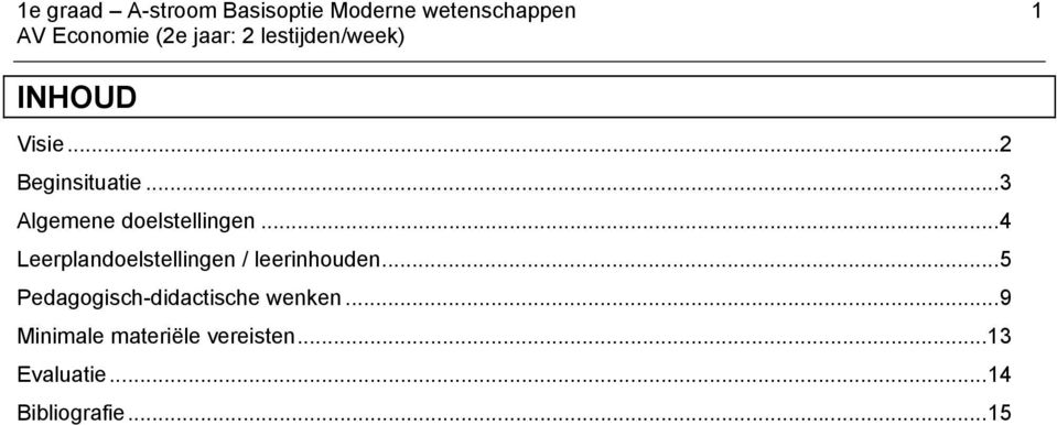 ..4 Leerplandoelstellingen / leerinhouden.