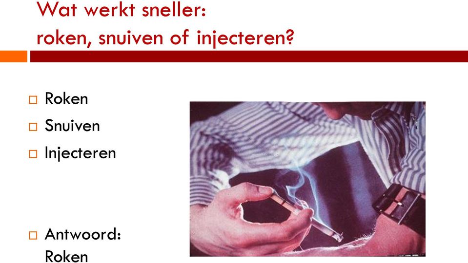 injecteren?