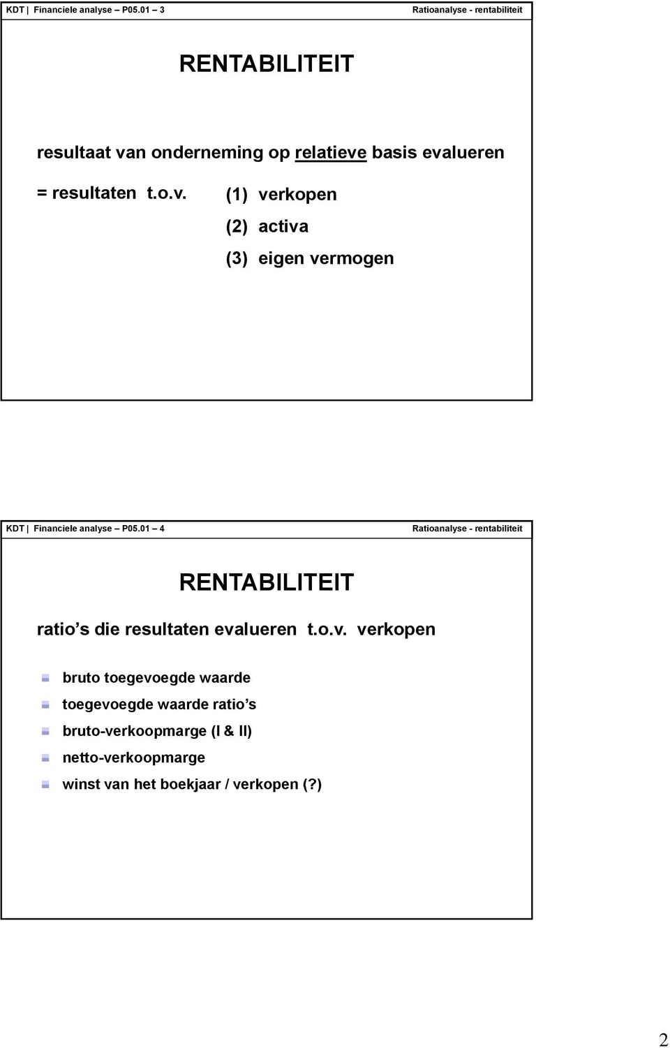 n onderneming op relatieve