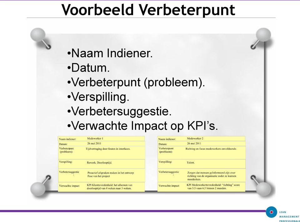 Verbeterpunt (probleem).