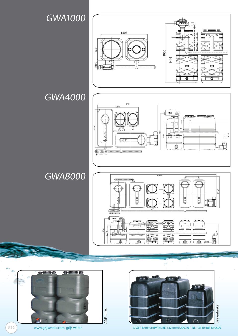 com grijs water GEP Benelux BV Tel.