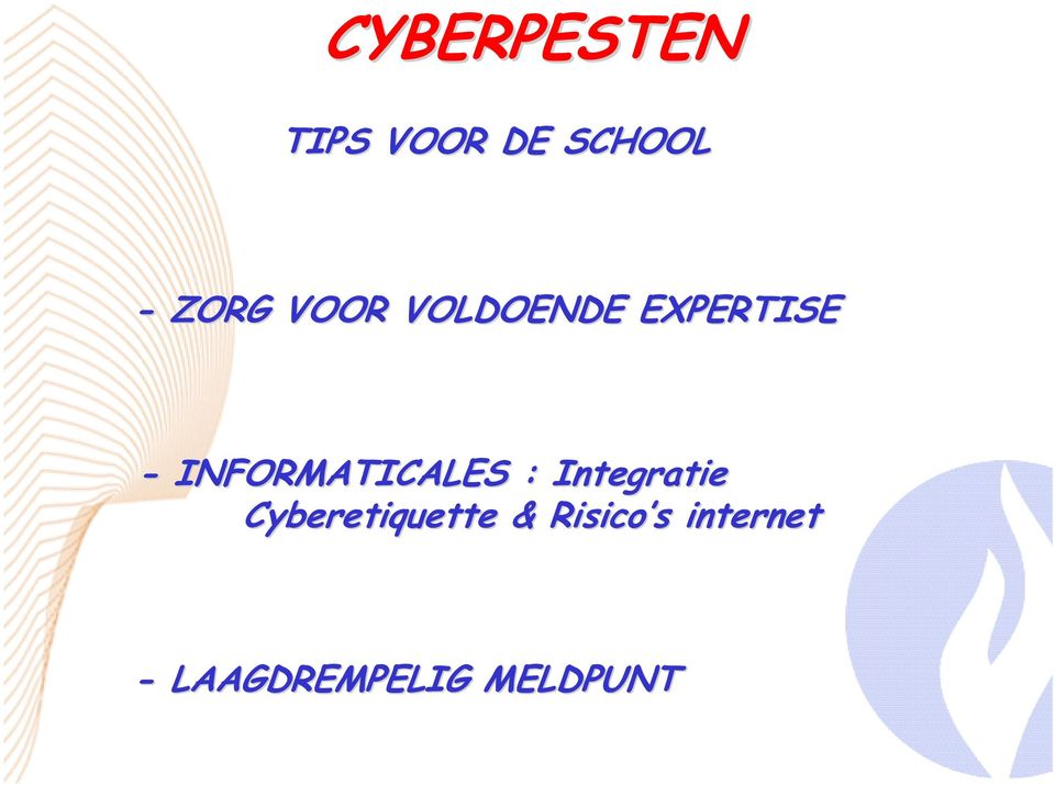 INFORMATICALES : Integratie